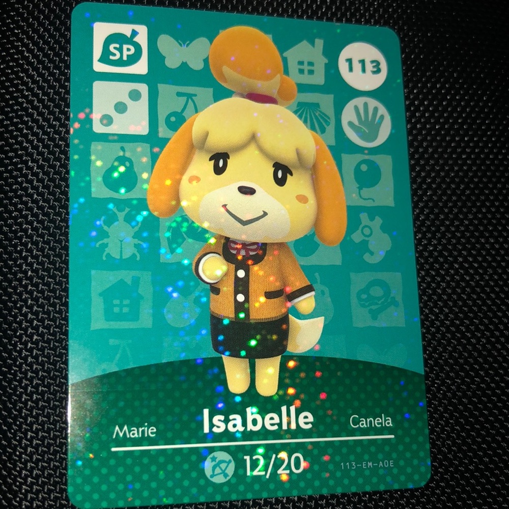 Animal Crossing amiibo- Isabelle - card 113